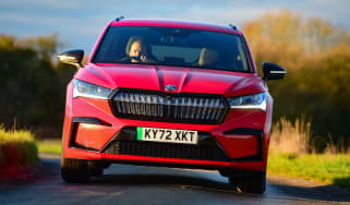 Skoda Enyaq iV - front cornering